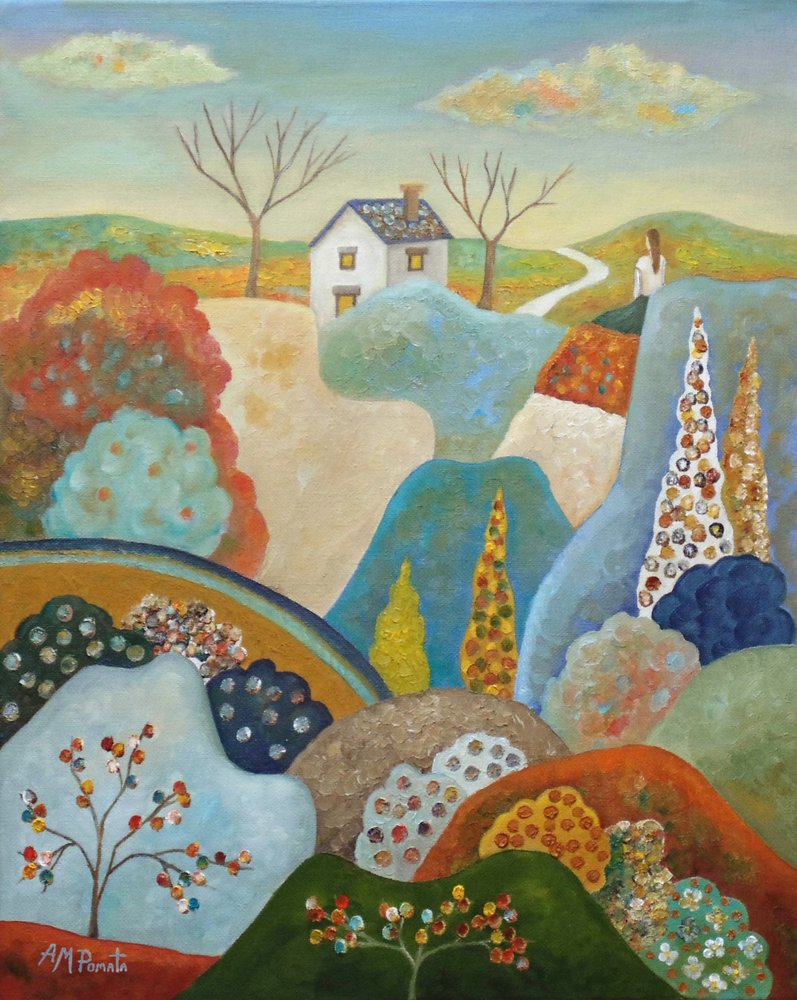 Colorful Country Home by Angeles M. Pomata