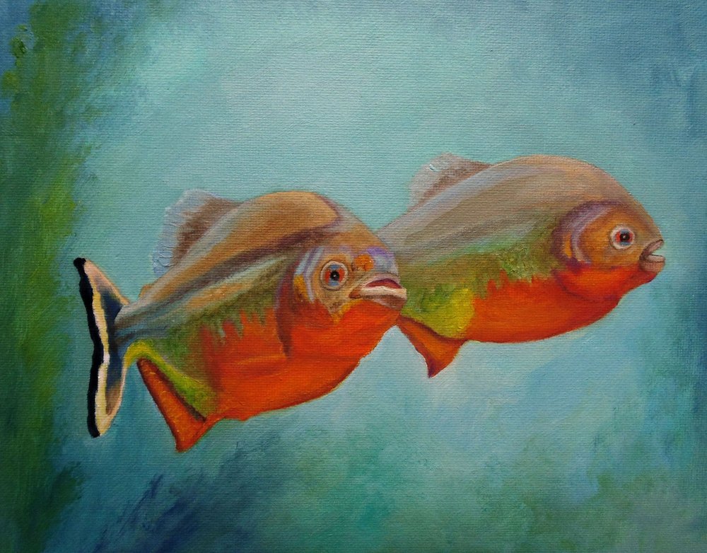 Red Bellied Fish by Angeles M. Pomata