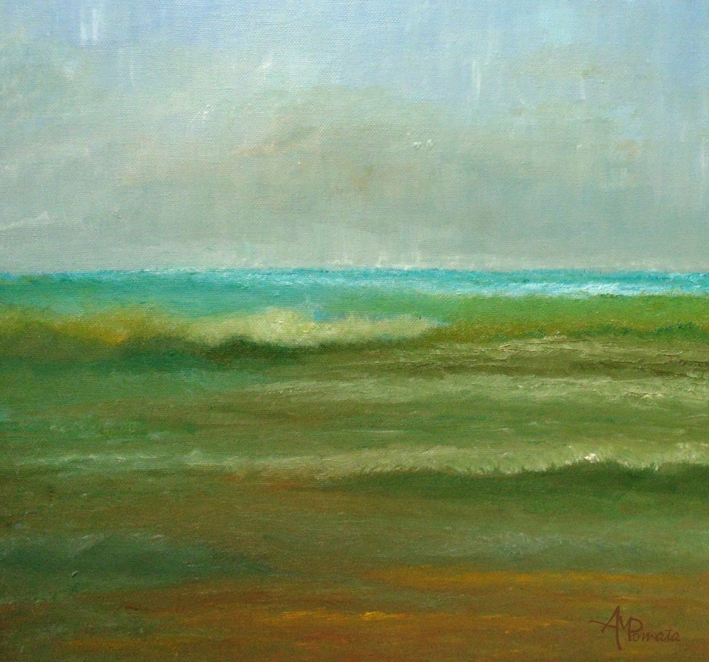 Rolling Green Ocean by Angeles M. Pomata