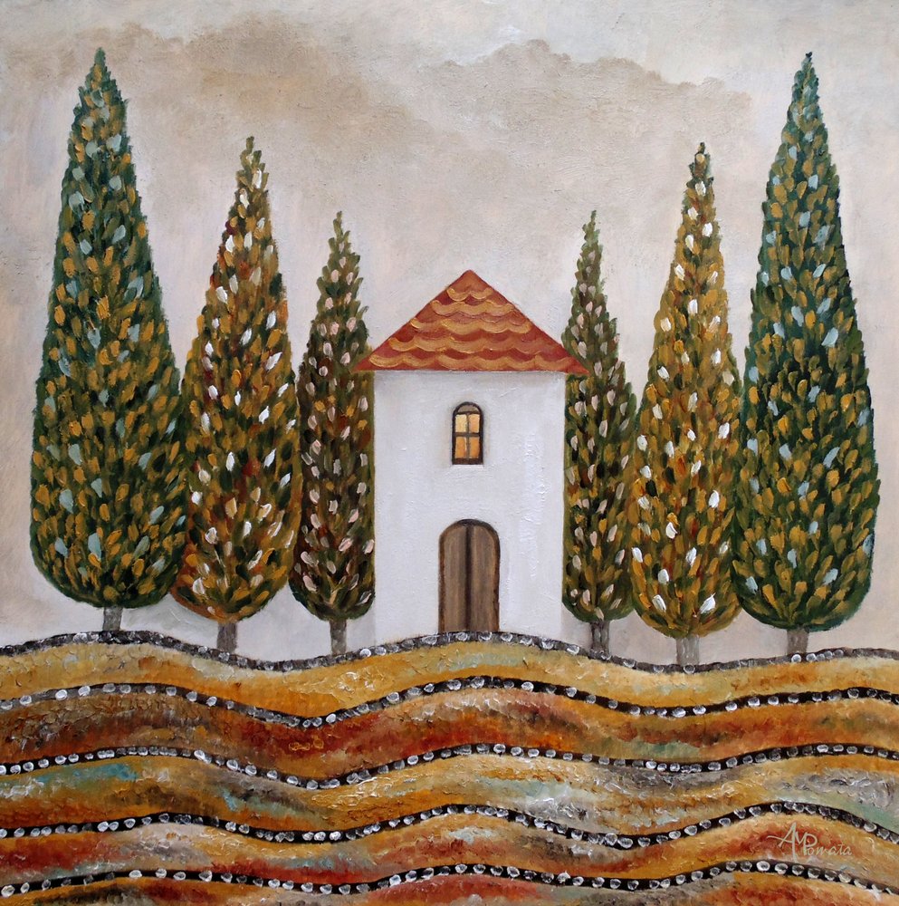 Tuscan Cypress House by Angeles M. Pomata