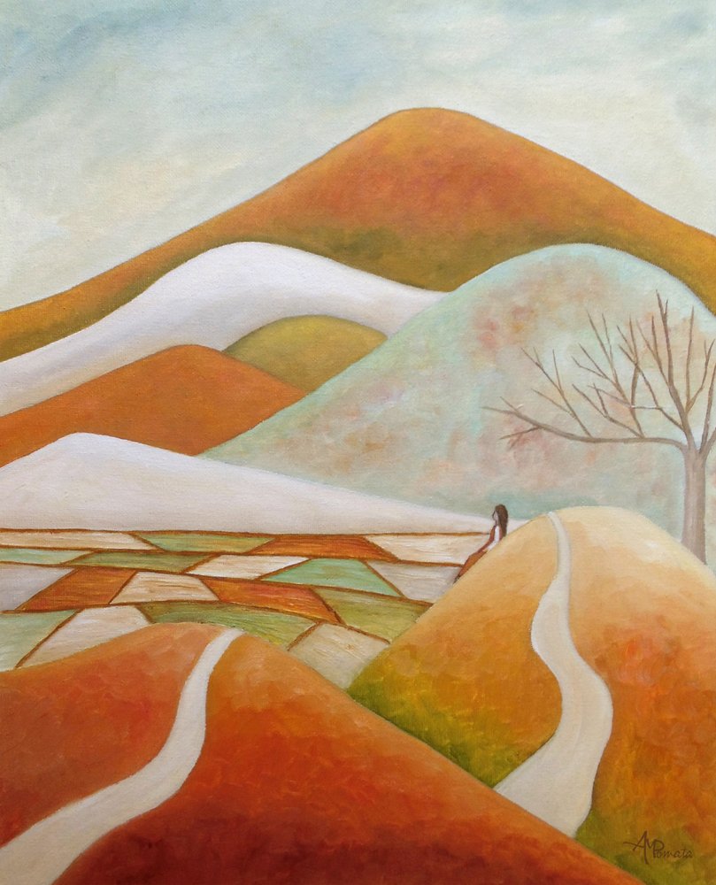 Winding Path Journey by Angeles M. Pomata