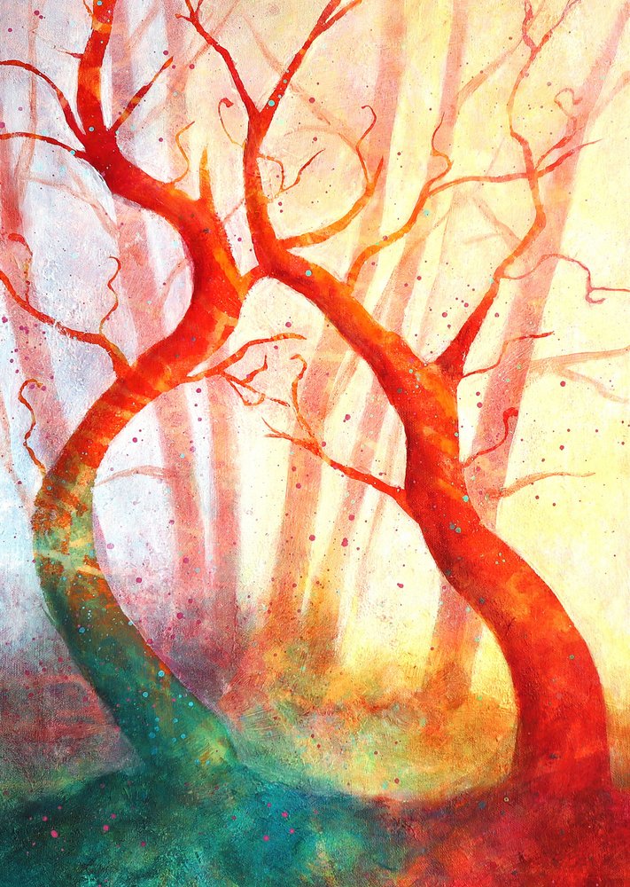 Enchanted Forest Glow by Ania Witwitzka