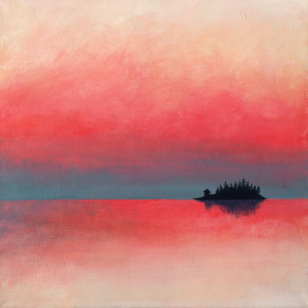Serene Island Sunset by Ania Witwitzka