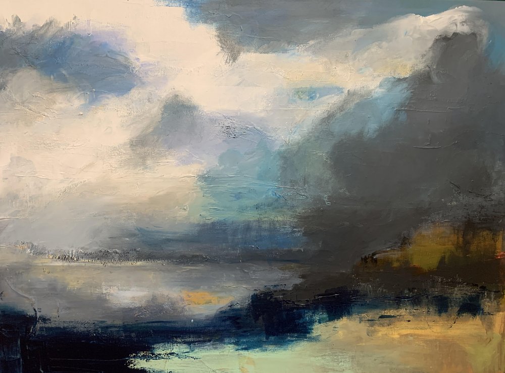 Moody Coastal Horizon by Anna-Karin Bergius