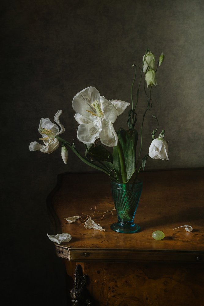 Elegant Floral Still Life by Anna Petina
