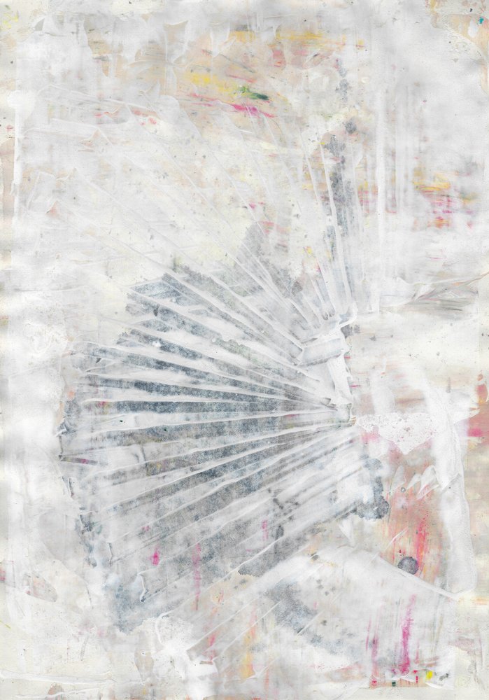 Abstract Fan Layers by Annick