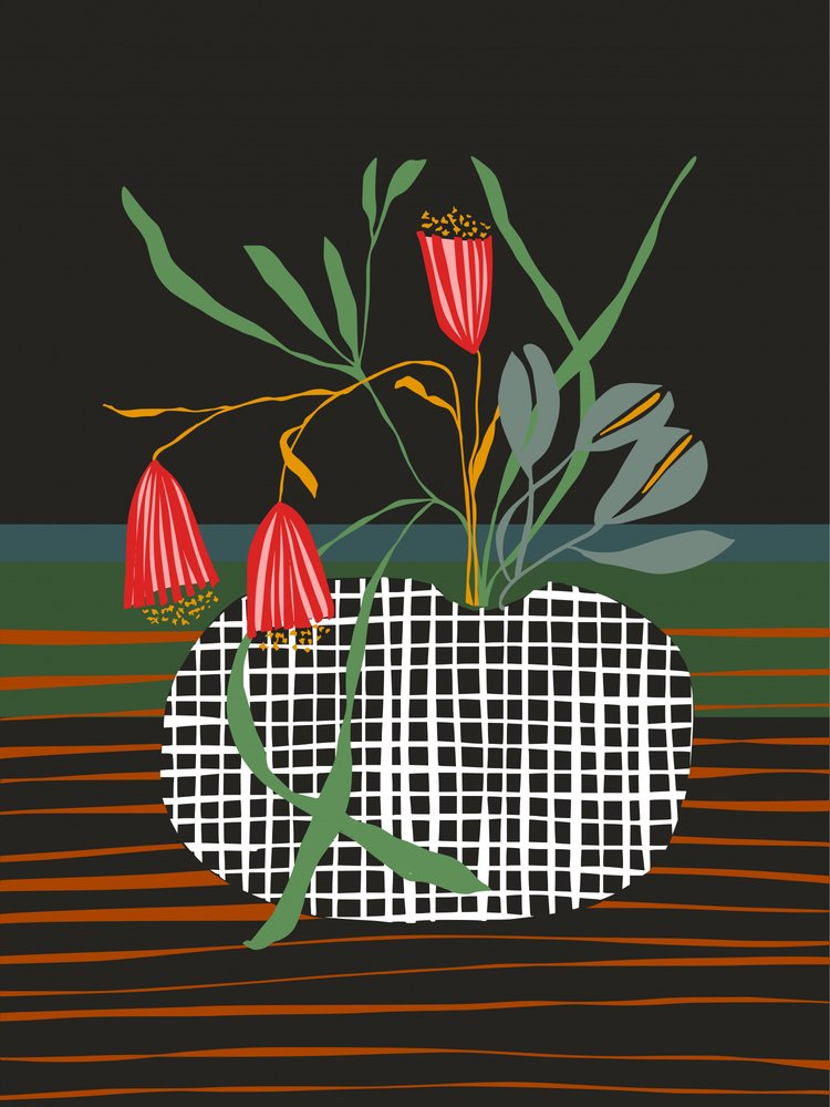 Abstract Floral Arrangement by Annick