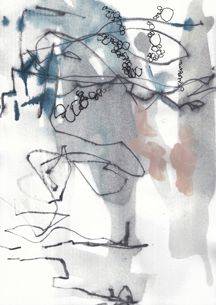 Spontaneous Abstract No. 60 by Annick