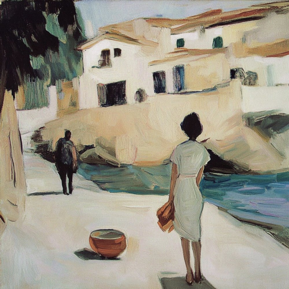 Mediterranean Coastal Stroll by Avanesova Elena