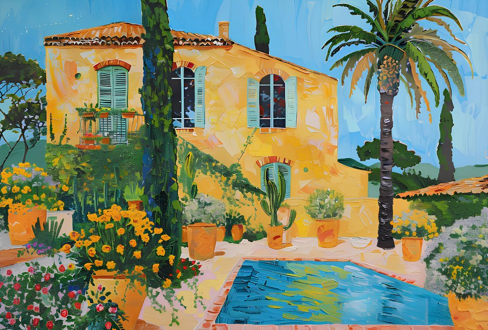 Sunny Mediterranean Villa by Avanesova Elena