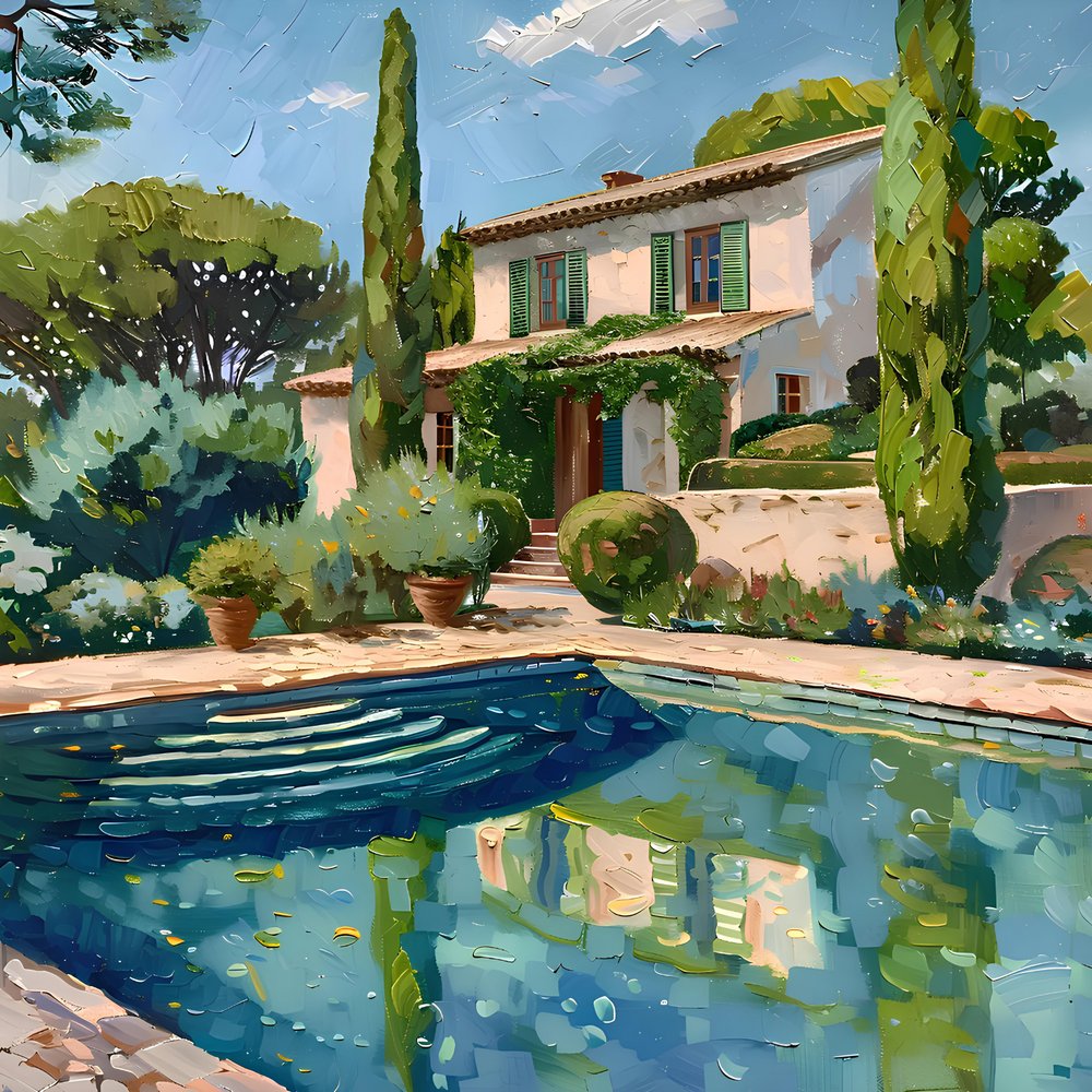 Sunny Mediterranean Villa by Avanesova Elena