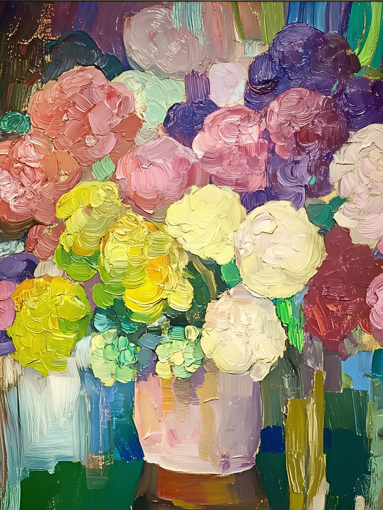 Vibrant Floral Bouquet by Avanesova Elena