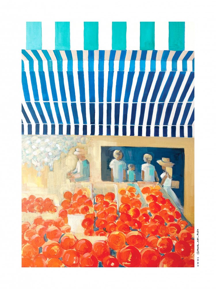 Vibrant Tomato Market by Awol Art Alex