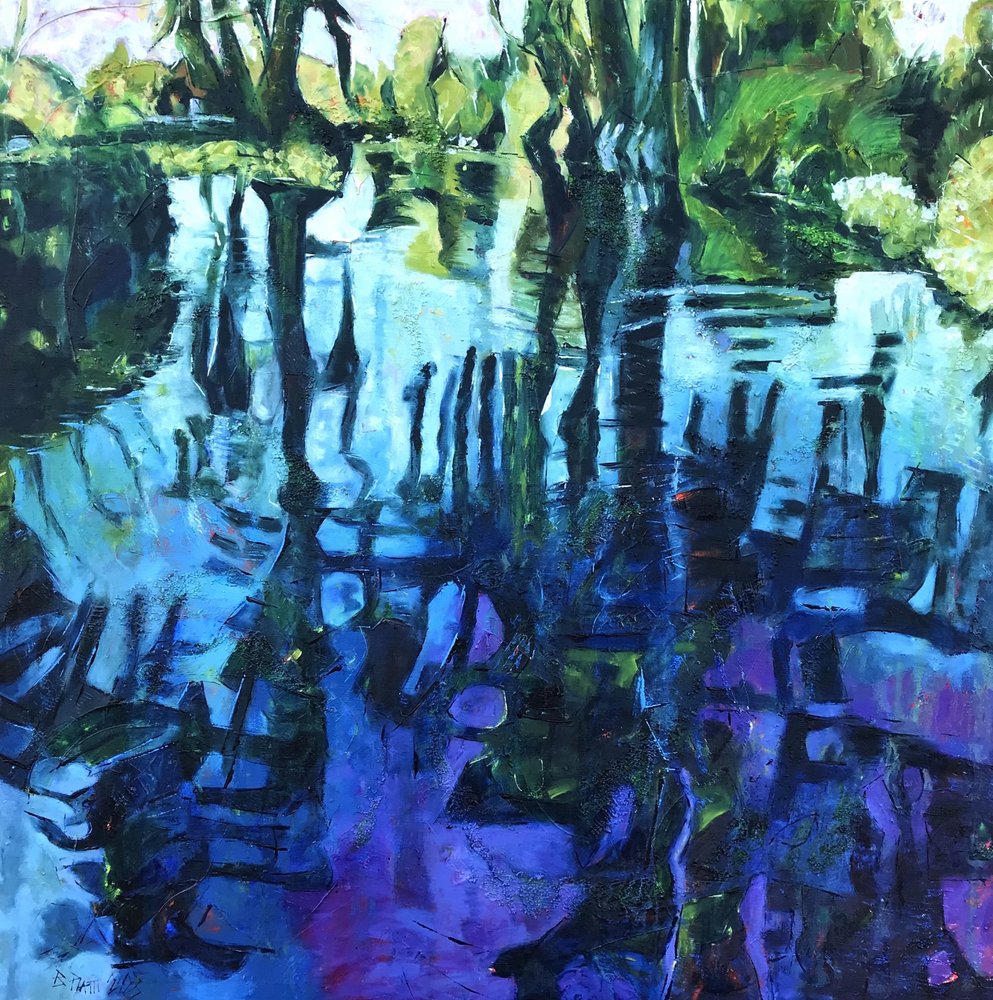 Deep Blue Reflections by Barbara Piatti