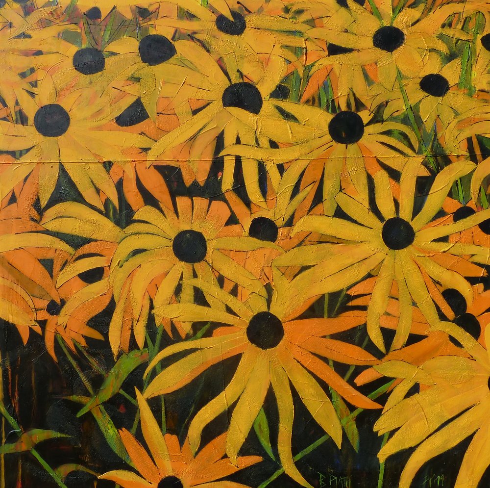 Golden Summer Blooms by Barbara Piatti