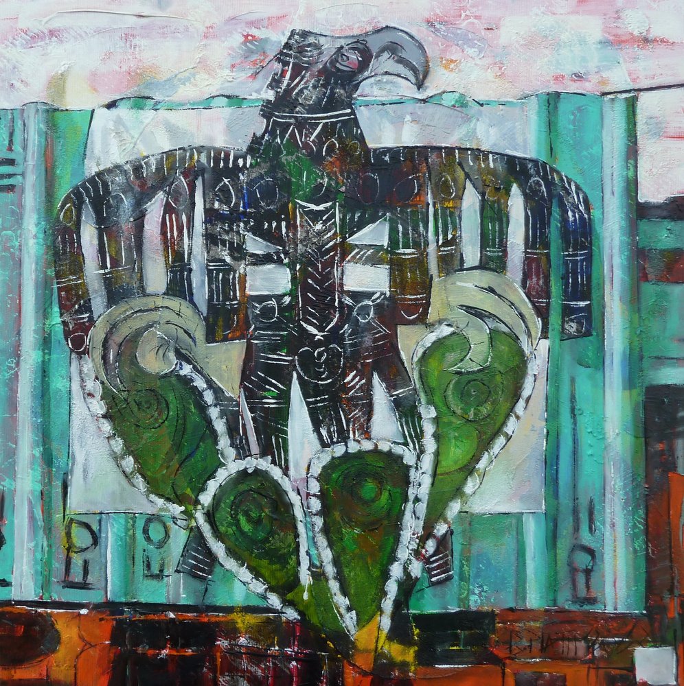 Mystic Tribal Eagle by Barbara Piatti