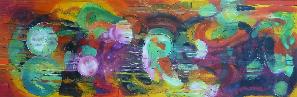 Vibrant Abstract Circles by Barbara Piatti