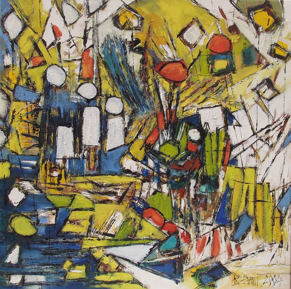 Vibrant Abstract Forms by Barbara Piatti