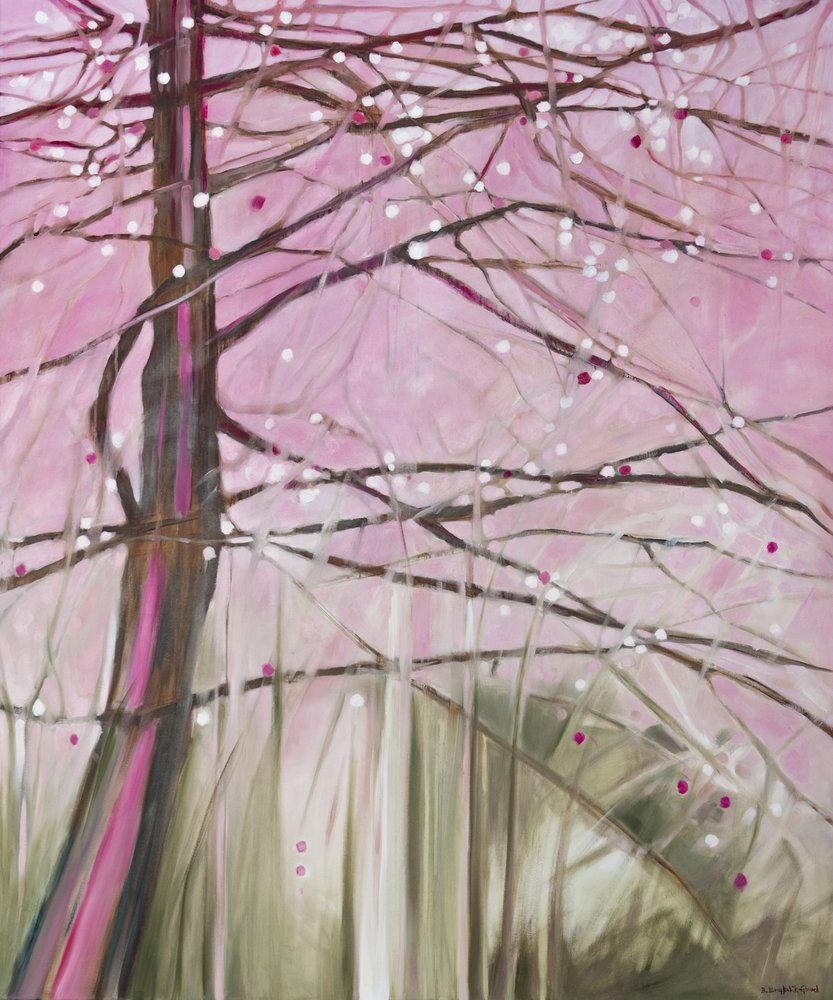 Dreamy Pink Forest by Beata Brząkalik-Gburek