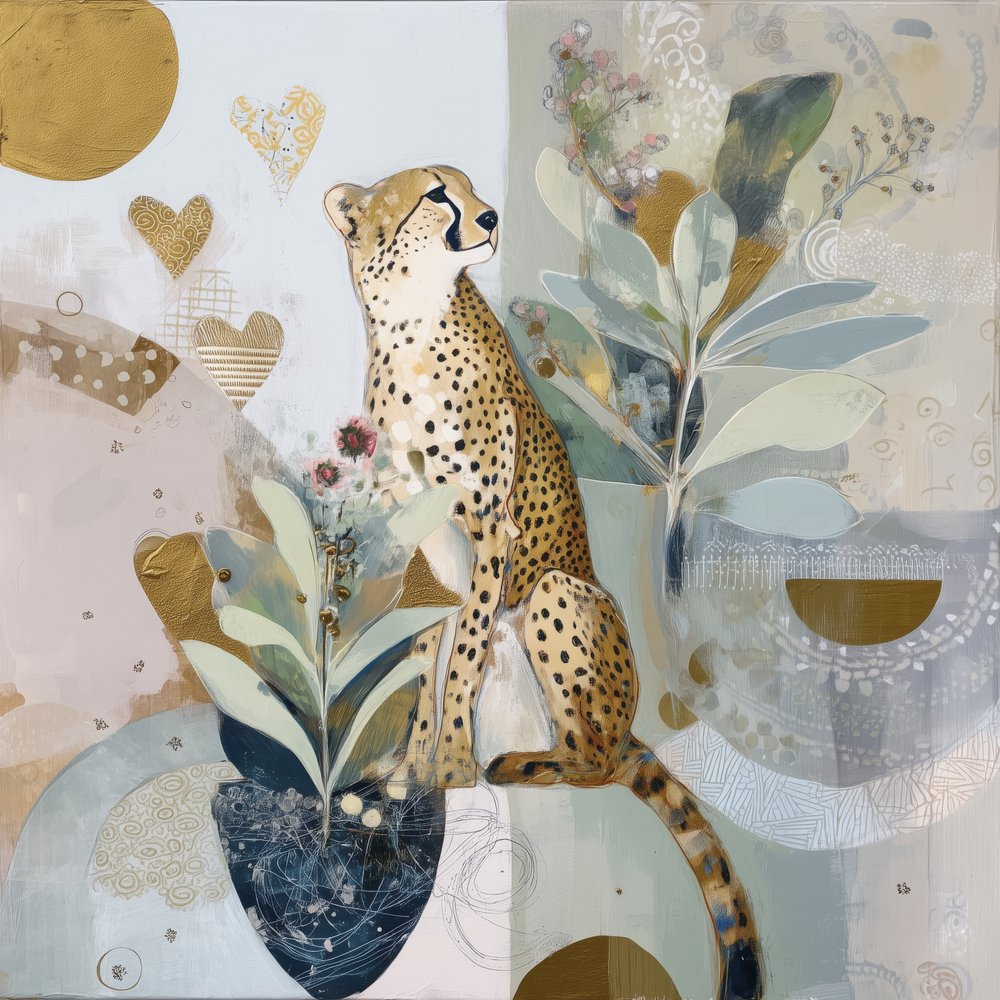 Elegant Spotted Cheetah by Bella Eve