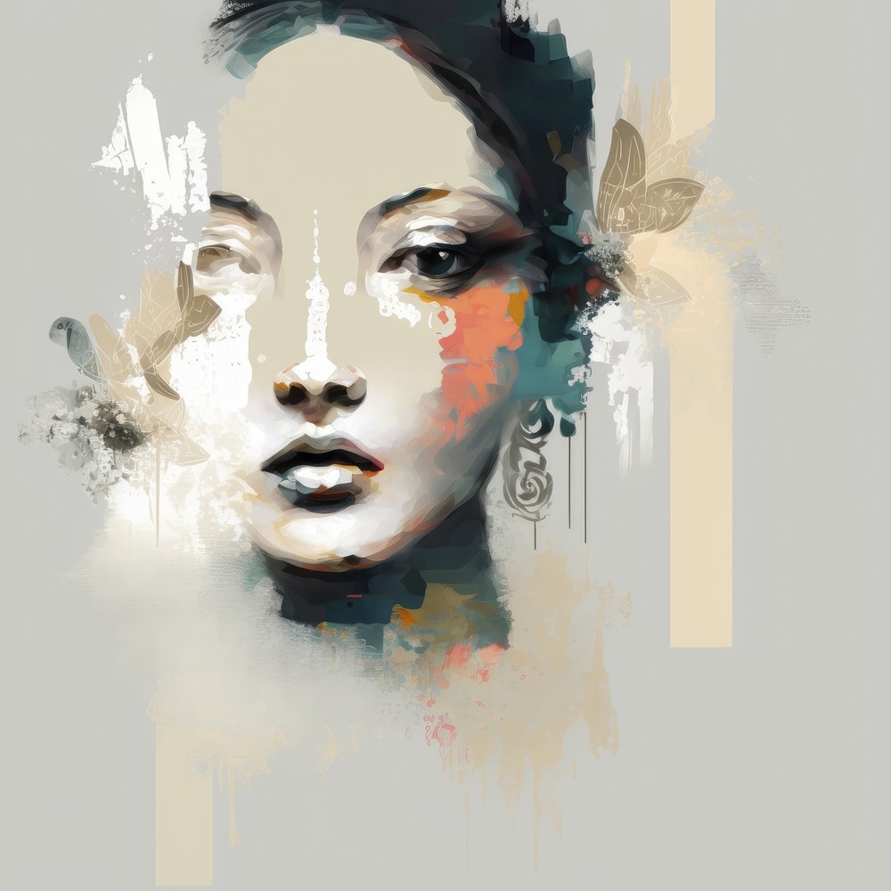 Elegant Woman Portrait by Bella Eve