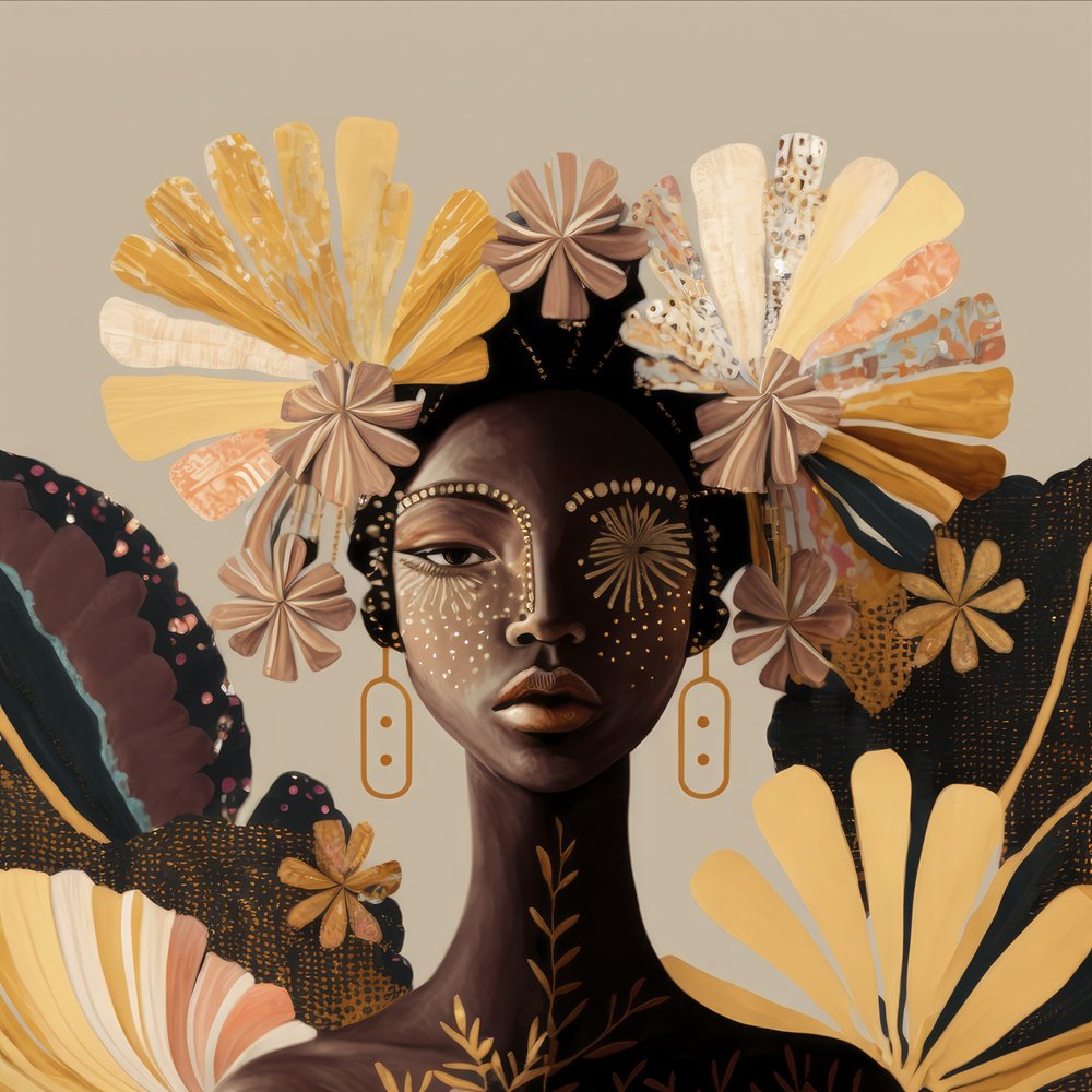 Serene Golden Portrait by Bella Eve