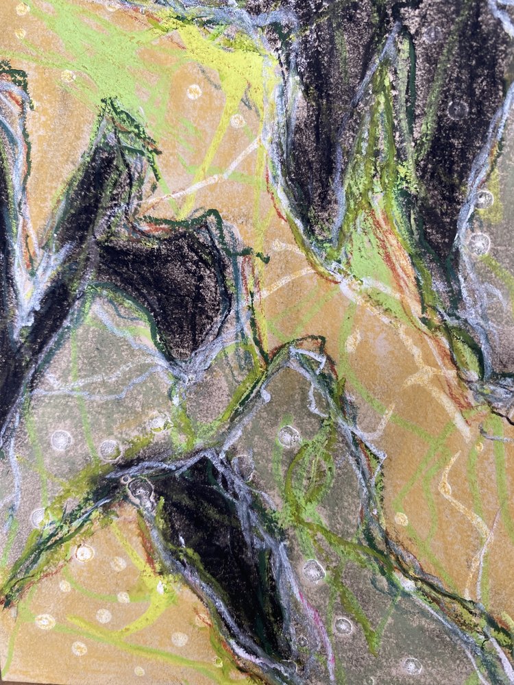 Abstract Earthy Landscape by Berit Pihl