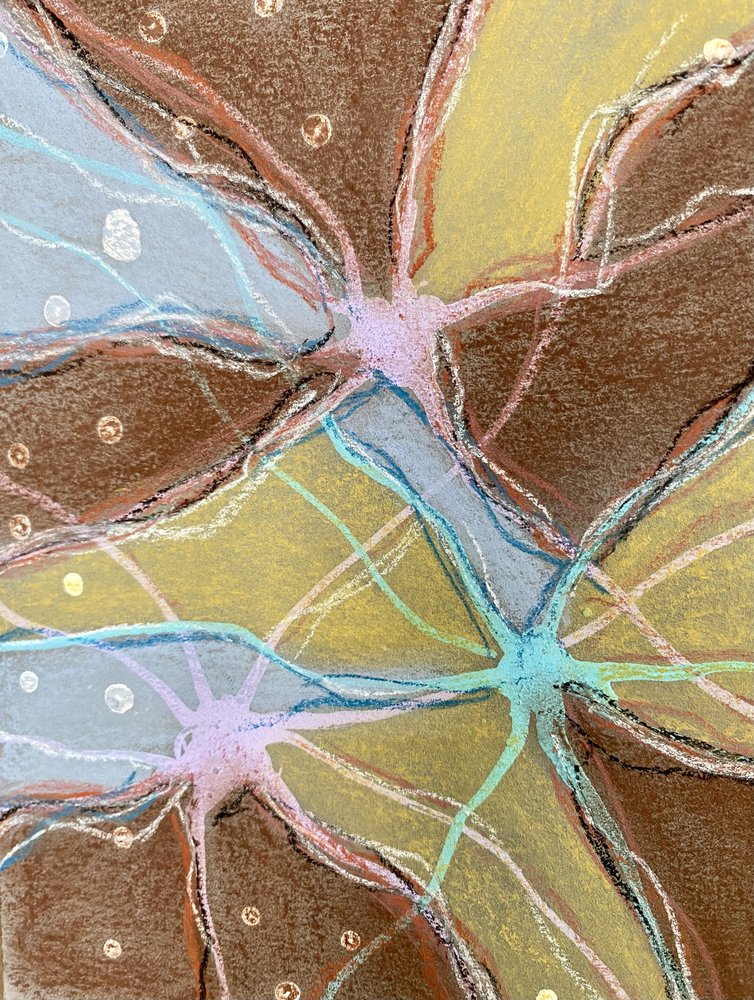 Earthy Abstract Flow by Berit Pihl
