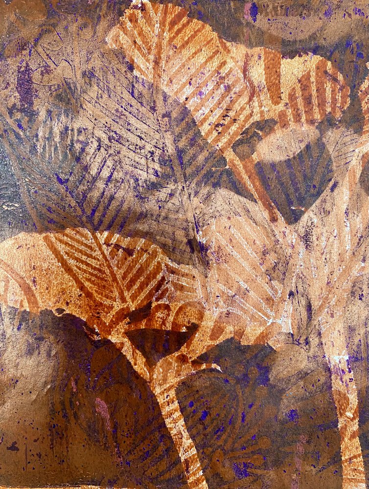 Earthy Leaf Patterns by Berit Pihl