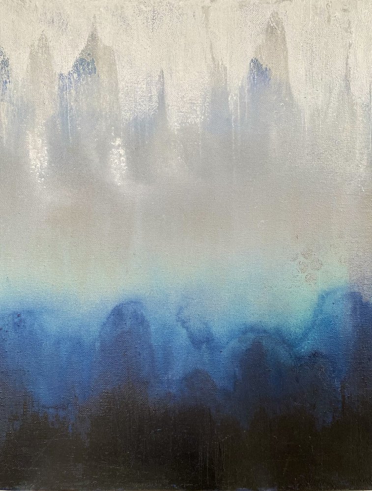 Misty Blue Mountains by Berit Pihl