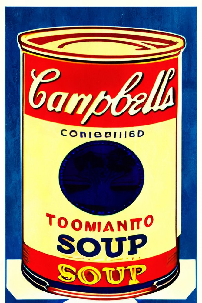Bold Graphic Soup Can by Bo Anderson