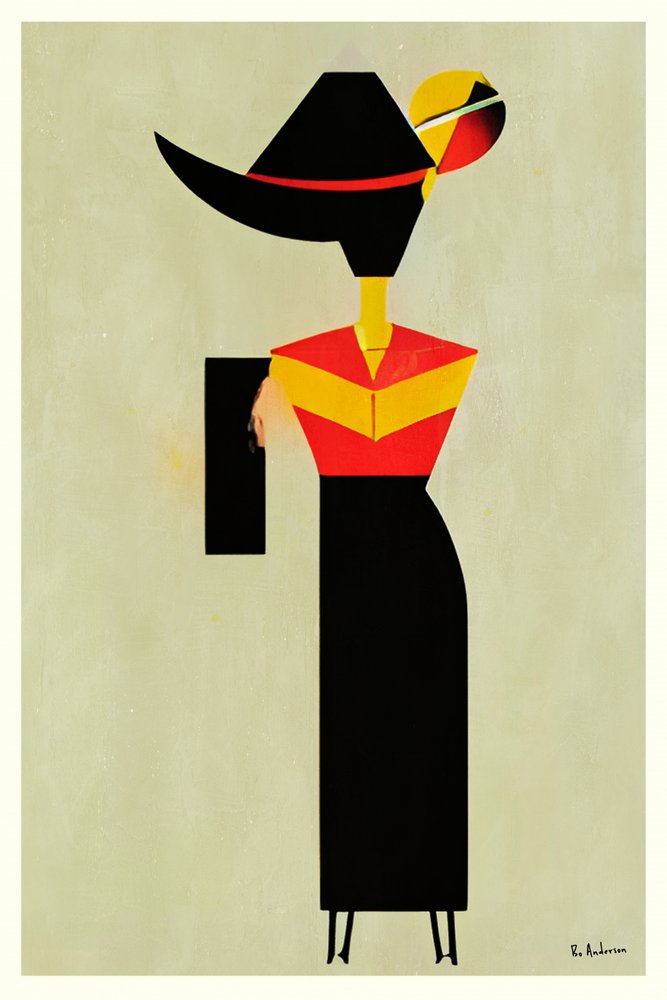 Modern Fashion Figure by Bo Anderson