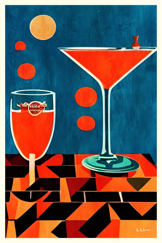 Retro Cocktail Table by Bo Anderson