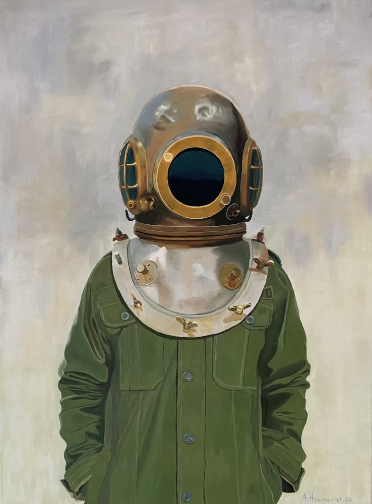 Vintage Deep Sea Diver by Borgenhag Holmqvist