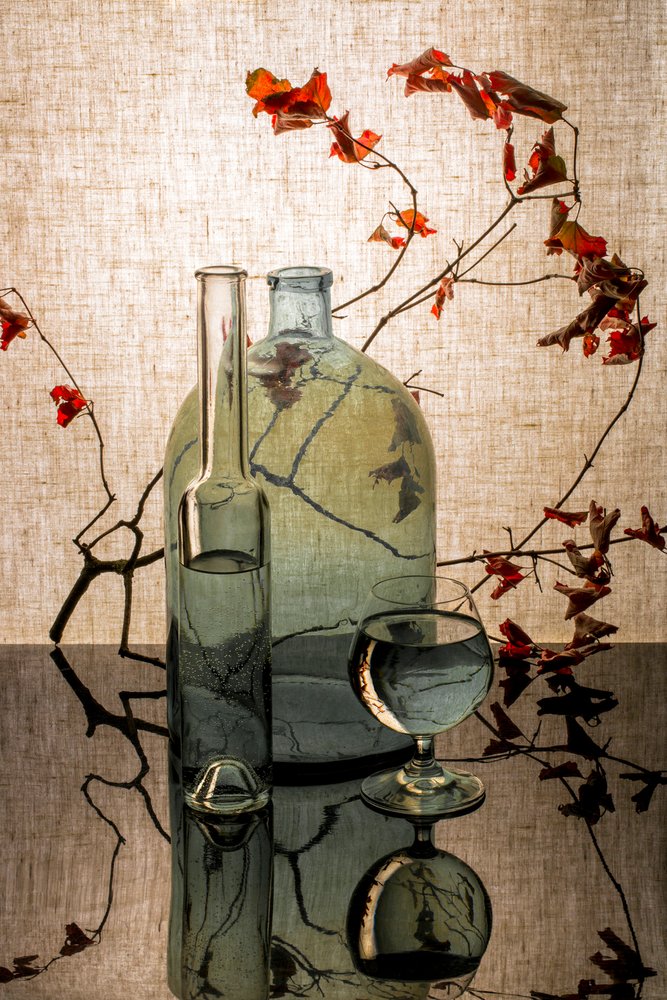 Autumn Glass Still Life by Brig Barkow