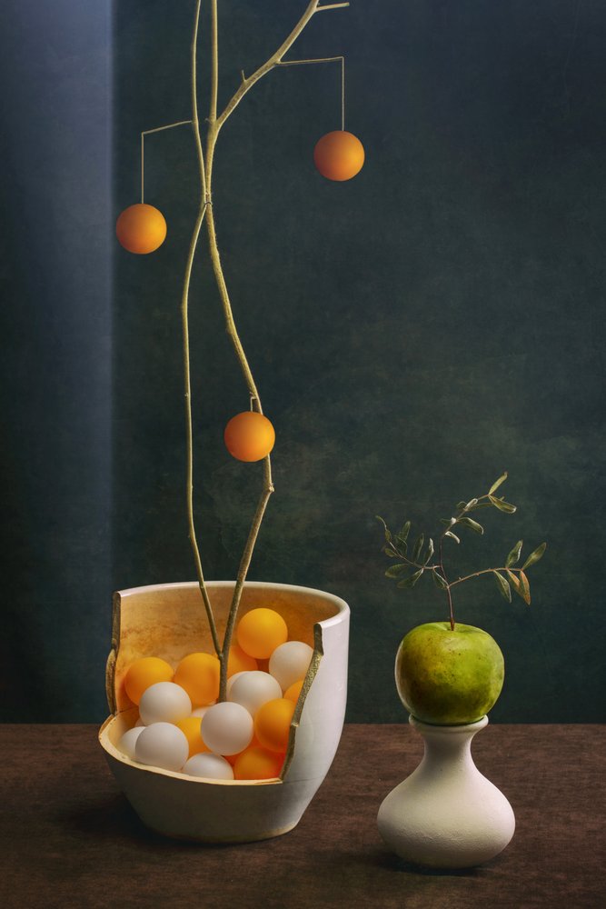Elegant Fruit Still Life by Brig Barkow