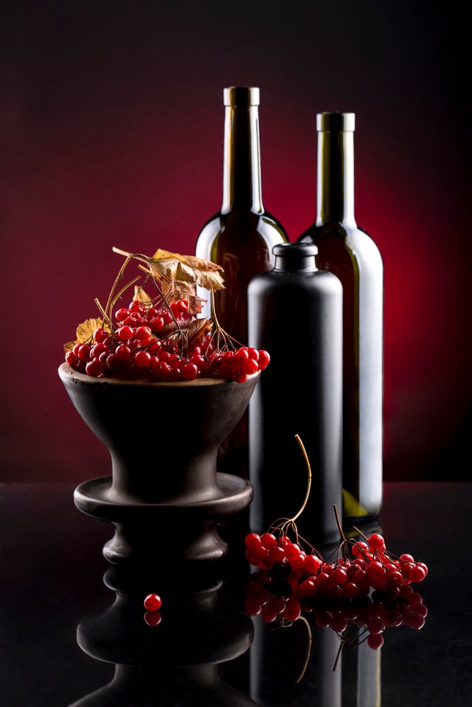 Red Berries Still Life by Brig Barkow