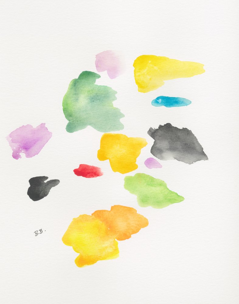 Colorful Fluid Shapes by Bronwyn Baker