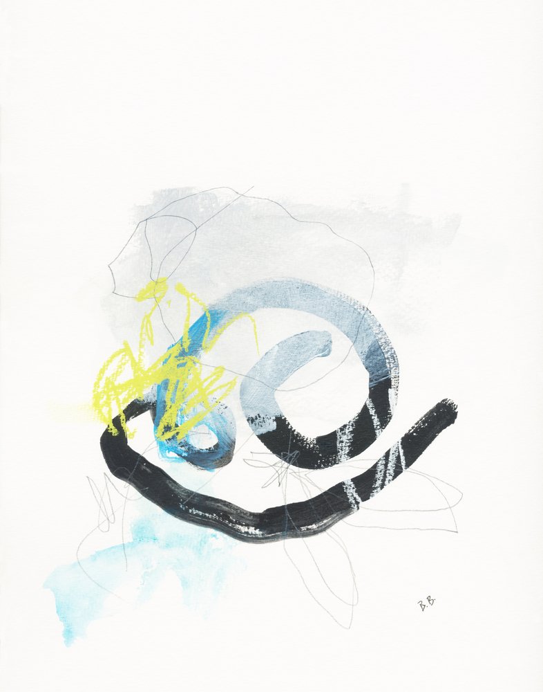 Dynamic Abstract Swirls by Bronwyn Baker