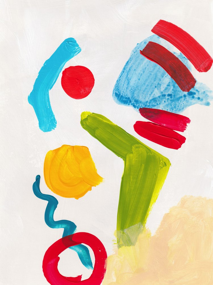 Vibrant Abstract Design by Bronwyn Baker