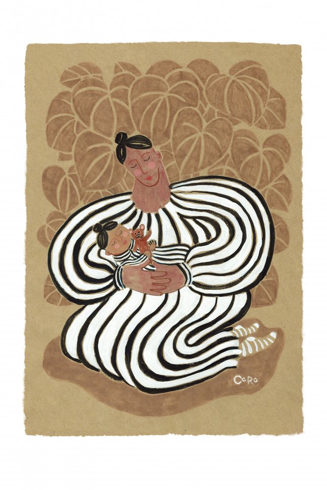 Loving Mother Child by Caroline Roberts