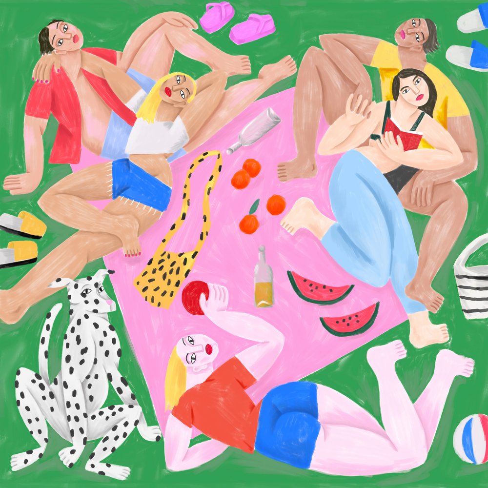 On The Grass by Cépé