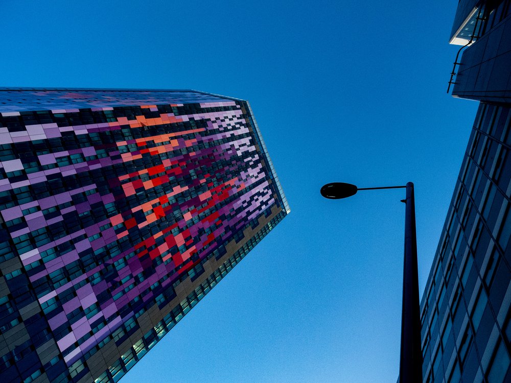 Colorful Skyscraper Design by Chris Hamilton