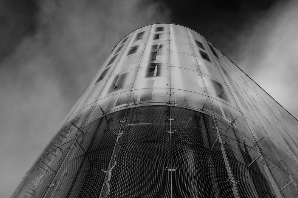 Dramatic Curved Glass Building by Chris Hamilton