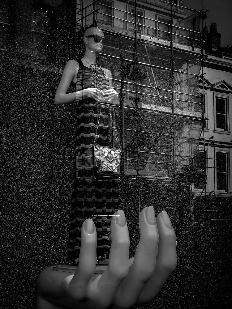 Mannequin Hand Reflection by Chris Hamilton