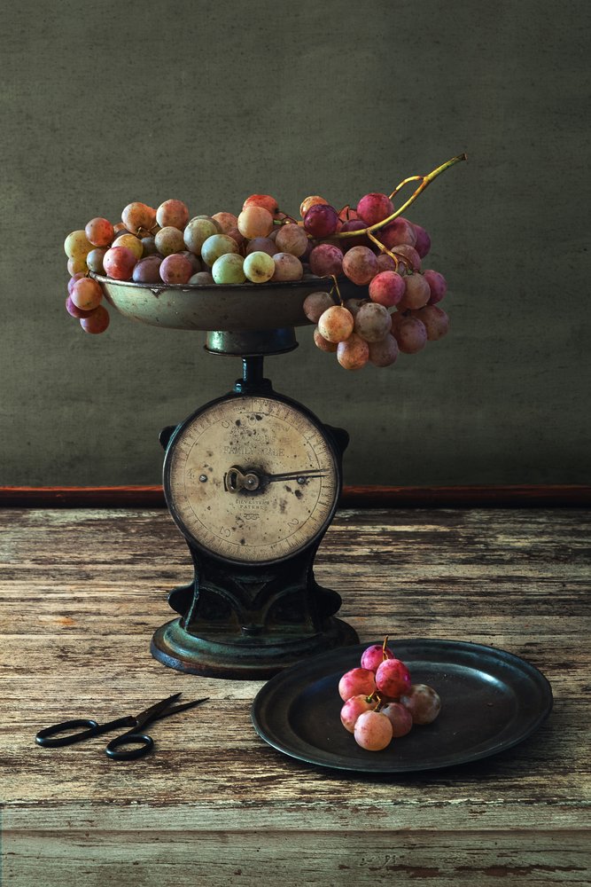 Rustic Grapes on Scale by Christian MARCEL
