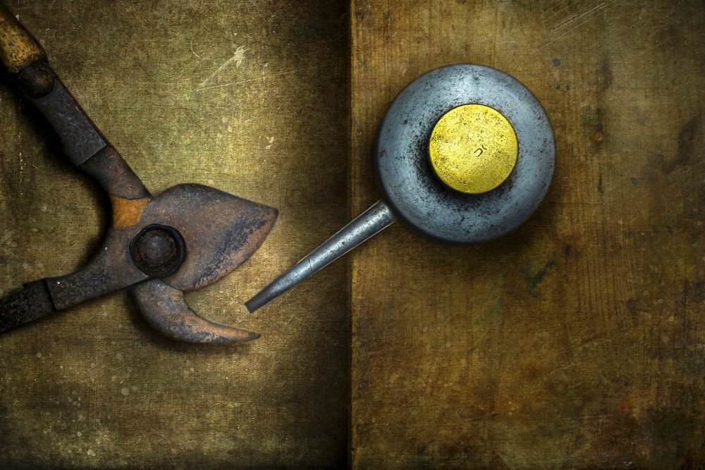 Rusty Workshop Tools by Christian MARCEL