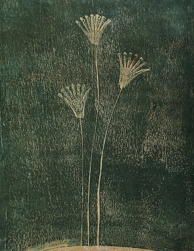 Green Flowers by Christina Misuro