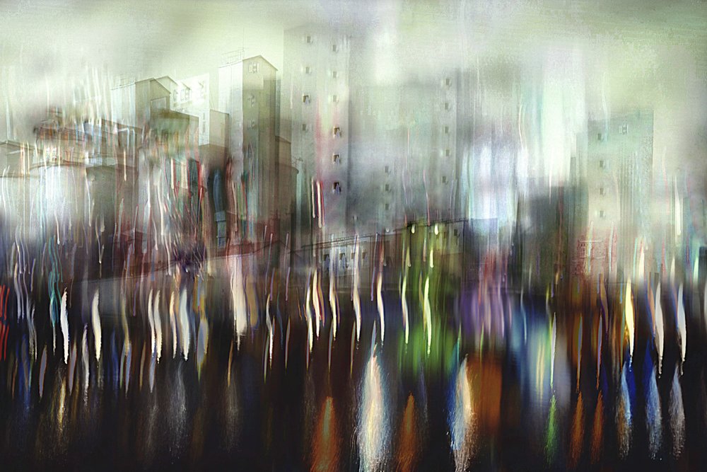 Blurred City Reflections by Christina Sillen