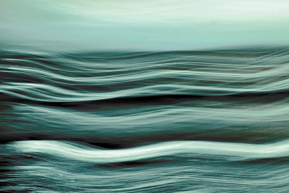 Deep Teal Current by Christina Sillen